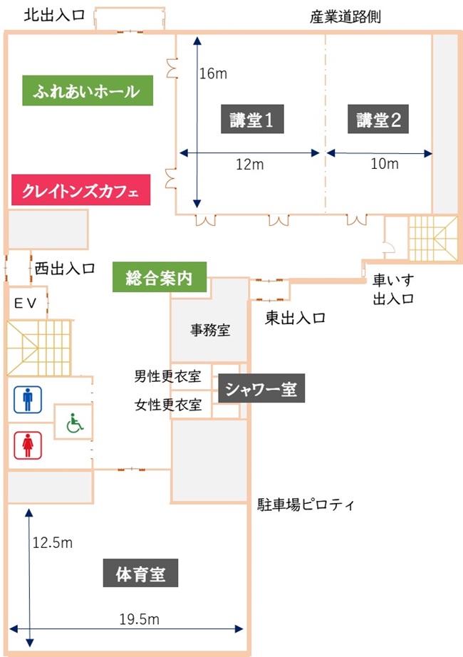 1階間取図